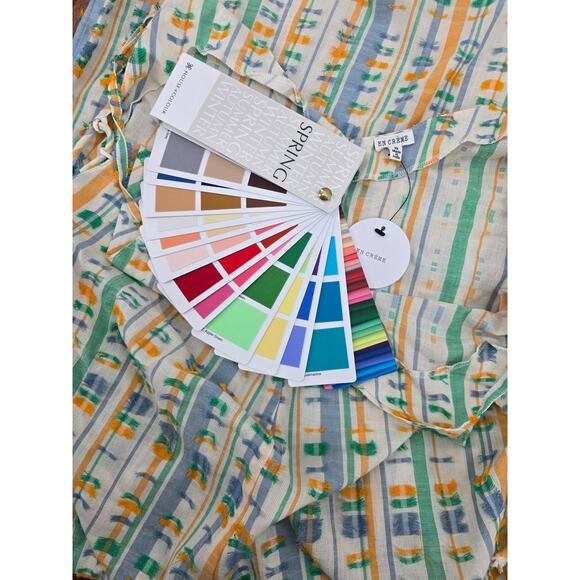 En Crème Spring Out Textured Jumpsuit – Size Small – NWT - Picture 4 of 6